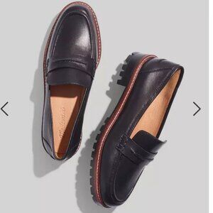 Madewell Corinne Lugsole Loafer - Black - 10